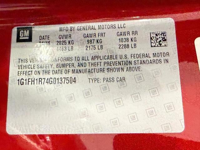 2016 Chevrolet Camaro 2SS