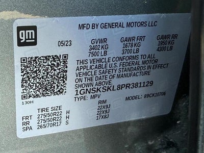 2023 Chevrolet Tahoe Premier