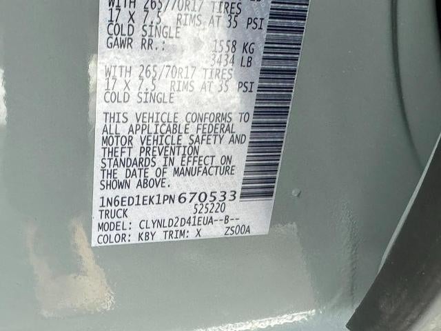 2023 Nissan Frontier PRO-4X