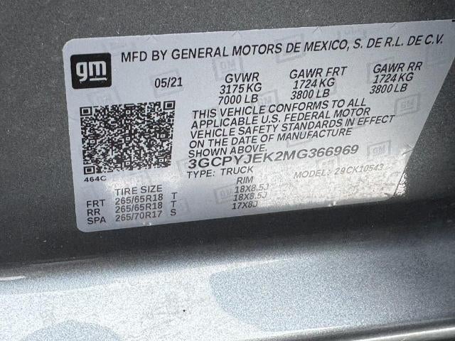 2021 Chevrolet Silverado 1500 LT All Star Edition