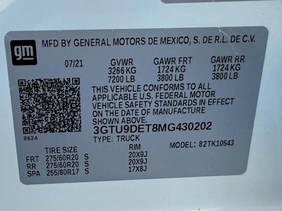 2021 GMC Sierra 1500 SLT