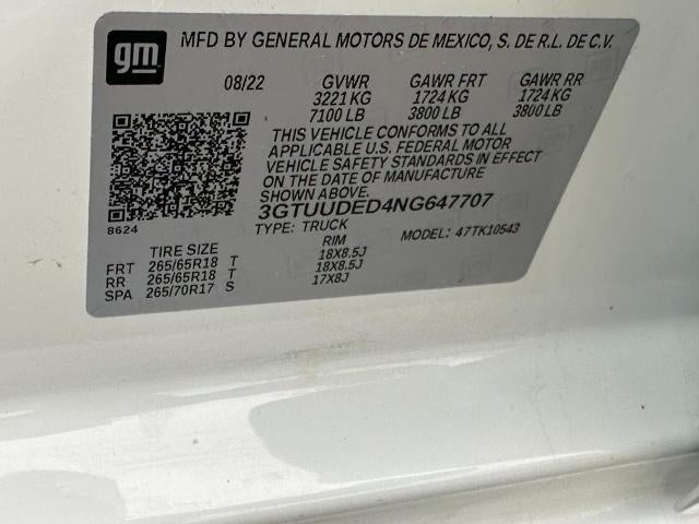 2022 GMC Sierra 1500 SLT