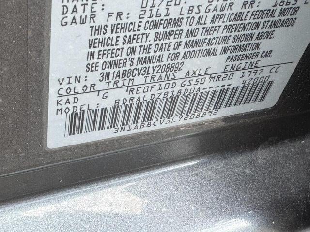 2020 Nissan Sentra SV Xtronic CVT