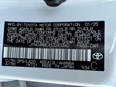 2025 Toyota Corolla Hatchback XSE